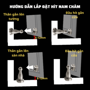 hít cửa nam châm