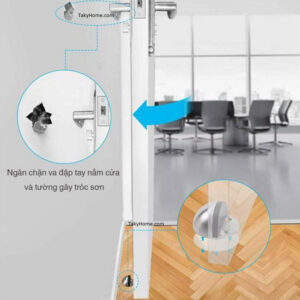 chặn cửa bán nguyệt inox 304